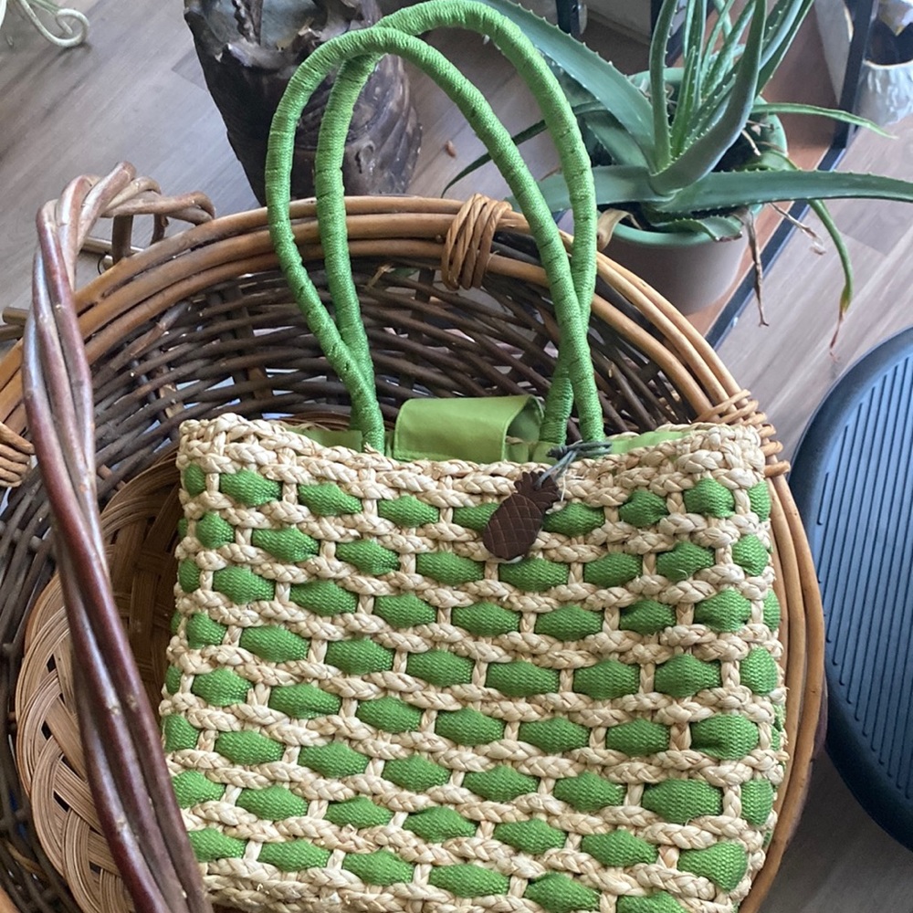Green and straw